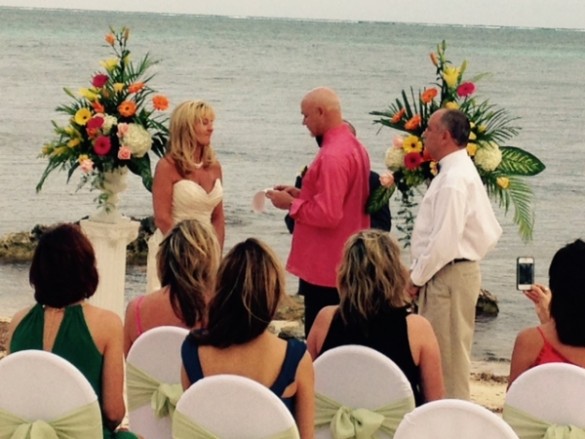 Shamela and Tim Wedding: Wedding at Cayman Castle
